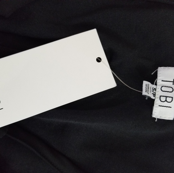 Tobi Black Spaghetti Strap Embellished Party Dress - Picture 8 of 8